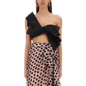 Nina Ricci Twisted Polka Dots Top - NWT